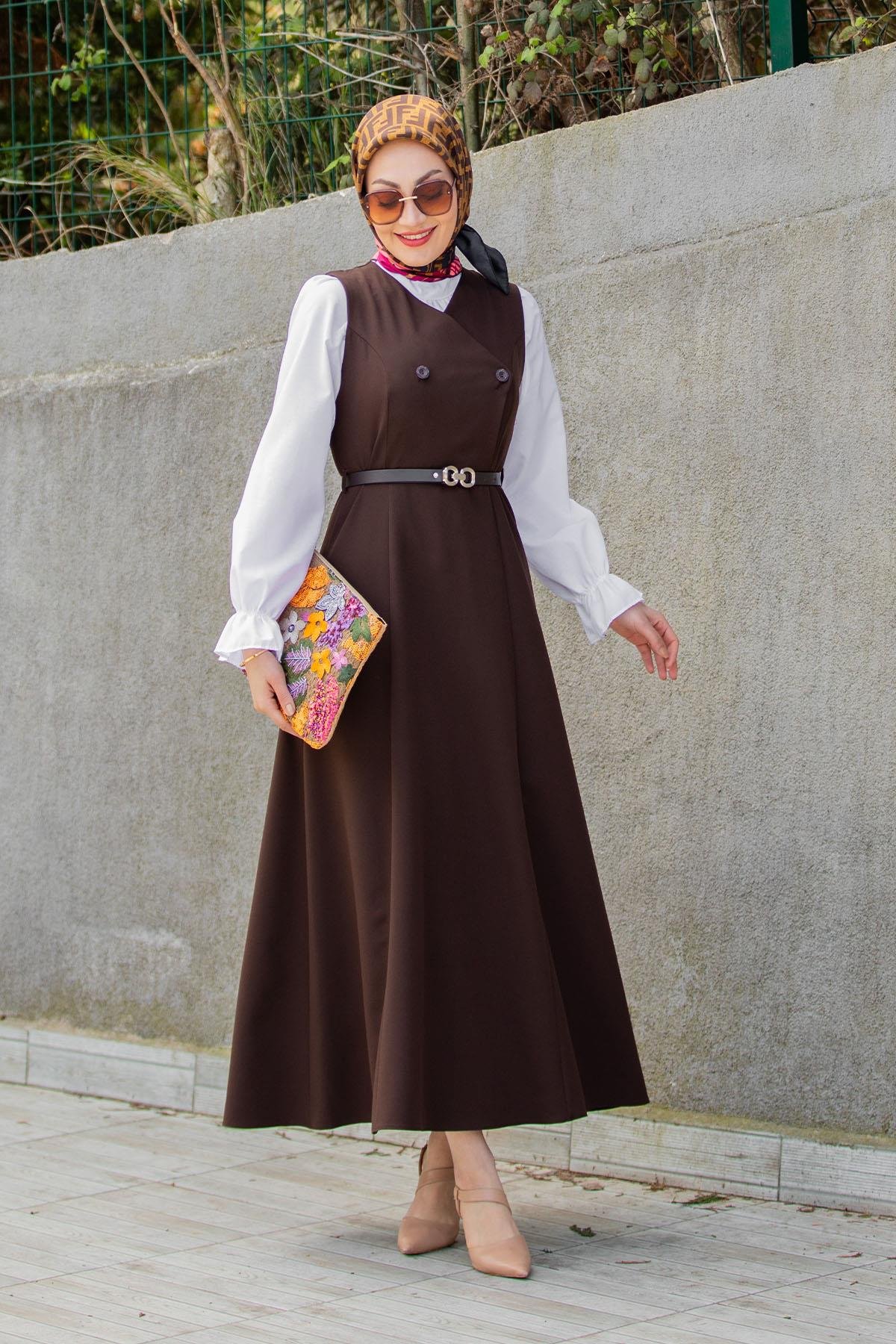 Sara Kemer Hediyeli Dokuma Jile-Kahve