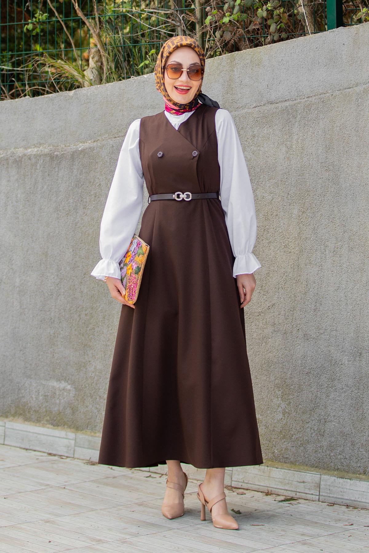 Sara Kemer Hediyeli Dokuma Jile-Kahve