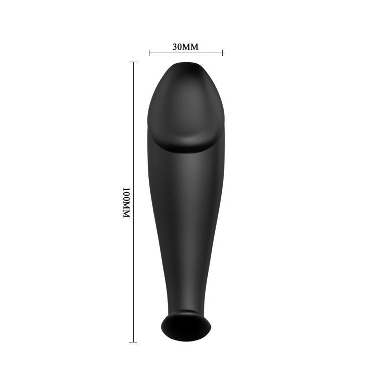 12 Titreşimli Kumandalı Vibratör Zenci Penis Anal Plug Stimülatör