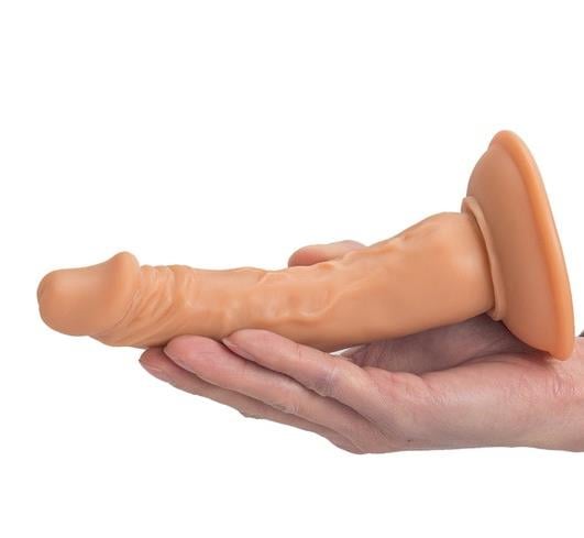 18 Cm Realistik Anal Ve Vajinal Dildo Vantuzlu