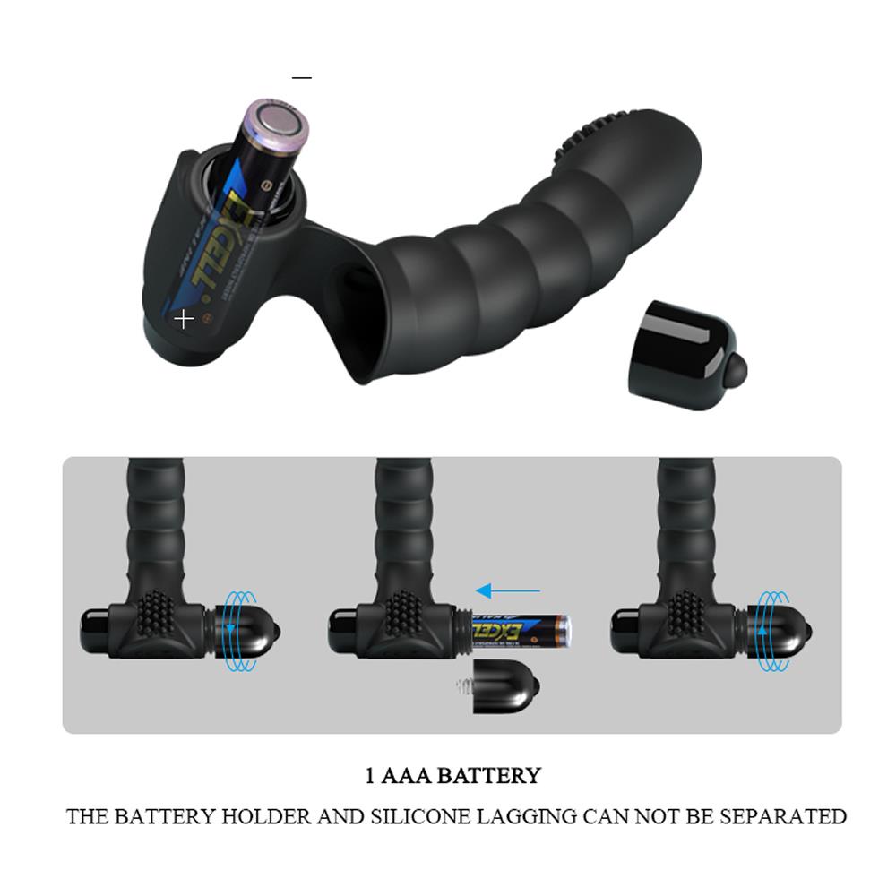 Alexander 10 Hız Titreşimli Teknolojik Parmak Vibratör Klitoral Mastürbatör 13 Cm