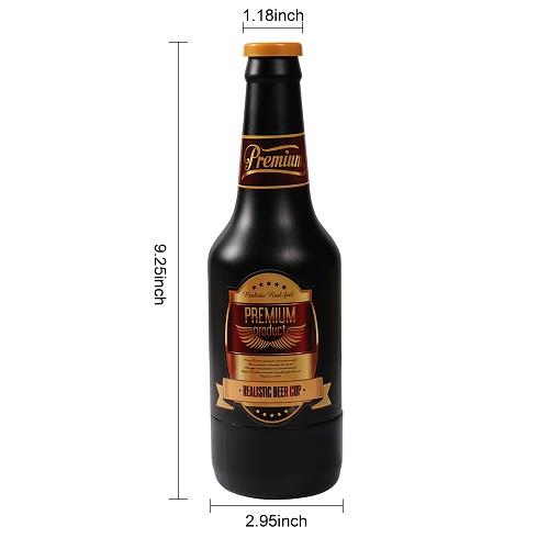Beer Bottle 24 Cm Titreşimli Realistik Yapay Vajina Masturbatör