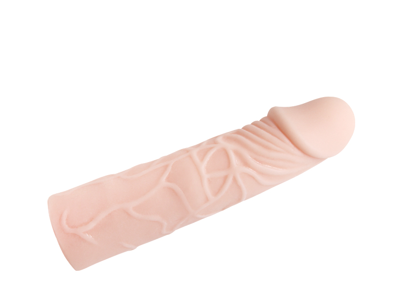 Big Men 6 Cm Dolgulu Realistik Penis Kılıfı Uzatmalı