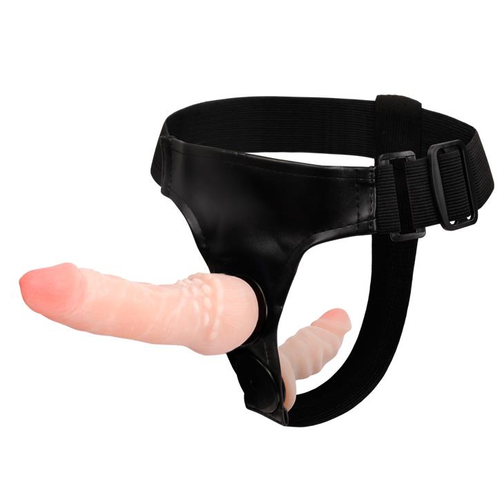 Çift Taraflı İkili Belden Bağlamalı Anal Plug Ve Dildo Penis