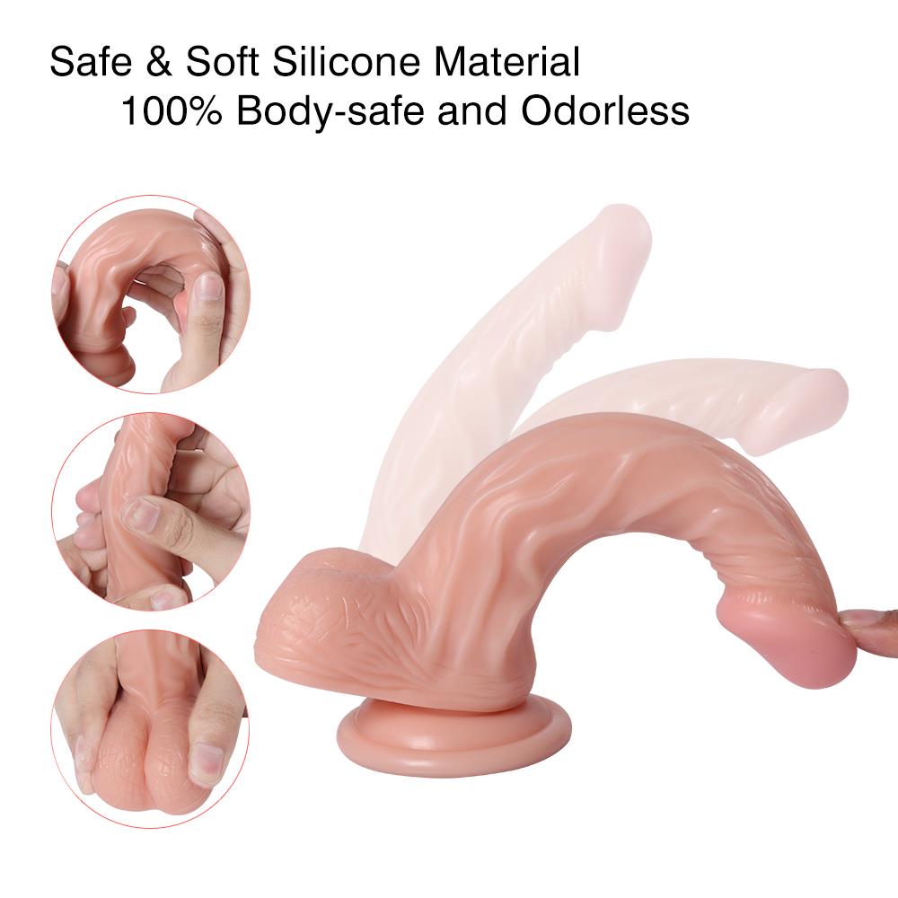 Damarlı 18.5 Cm Realistik Dildo
