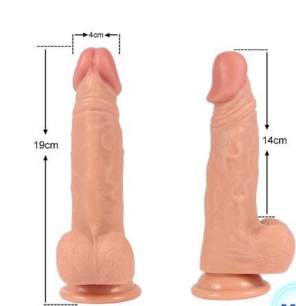Diego 20 Cm Çift Katmanlı Süper Gerçekçi Realistik Penis Dildo