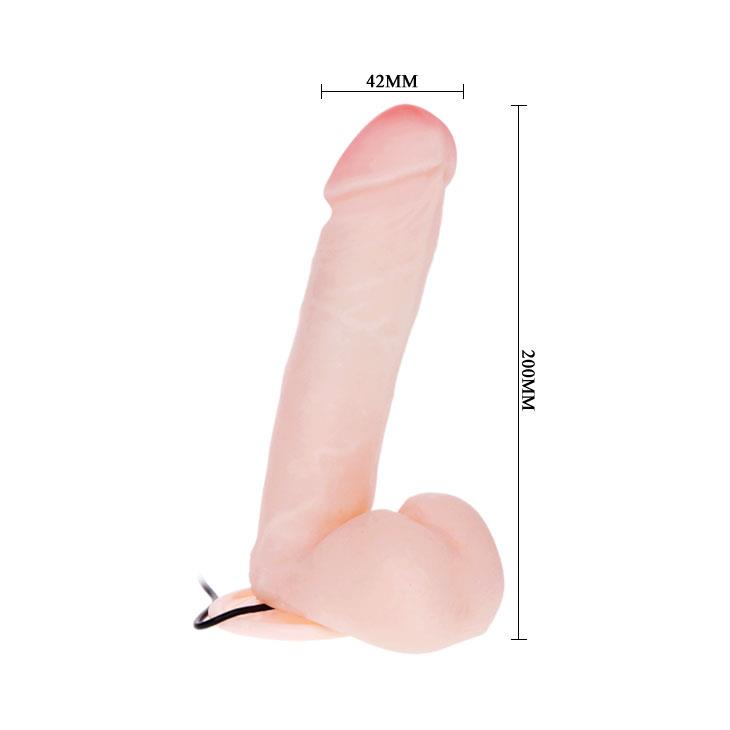 Dong 20Cm Titreşimli Realistik Vibratör Süper Gerçekçi Penis
