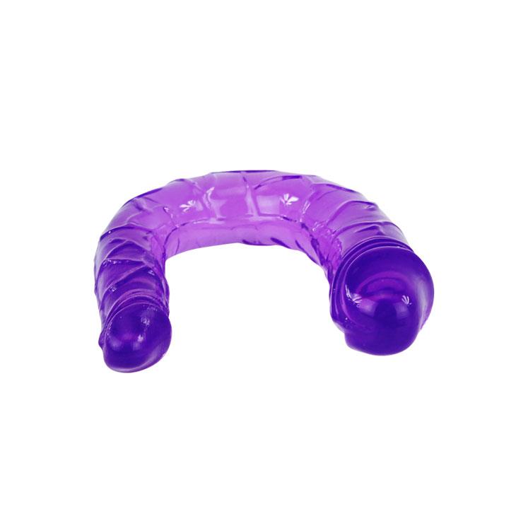 Double Dong 30Cm Çift Taraflı Jel Yumuşak Vibratör Penis Dildo