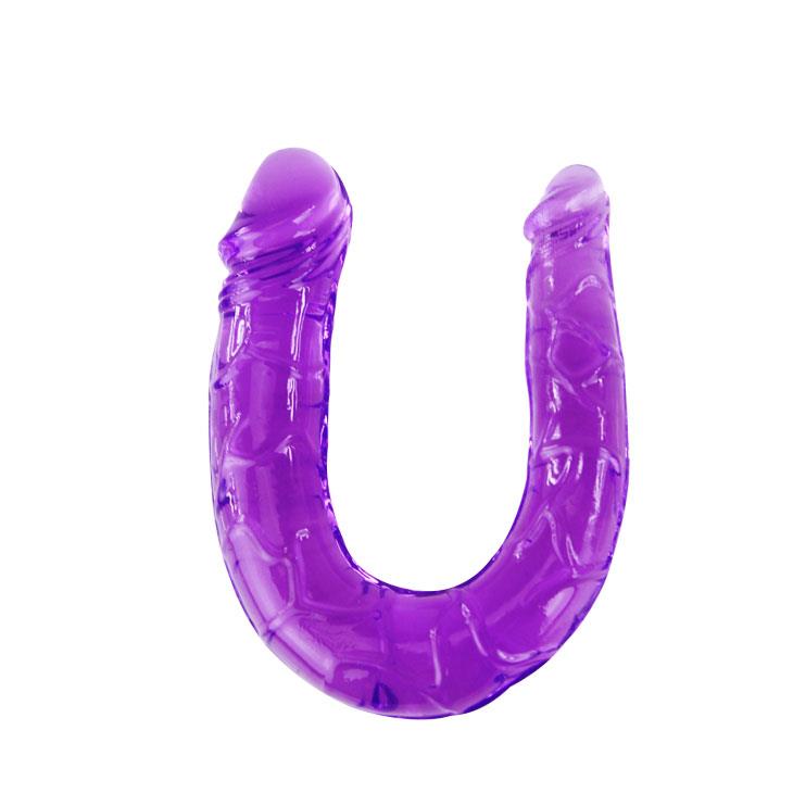 Double Dong 30Cm Çift Taraflı Jel Yumuşak Vibratör Penis Dildo
