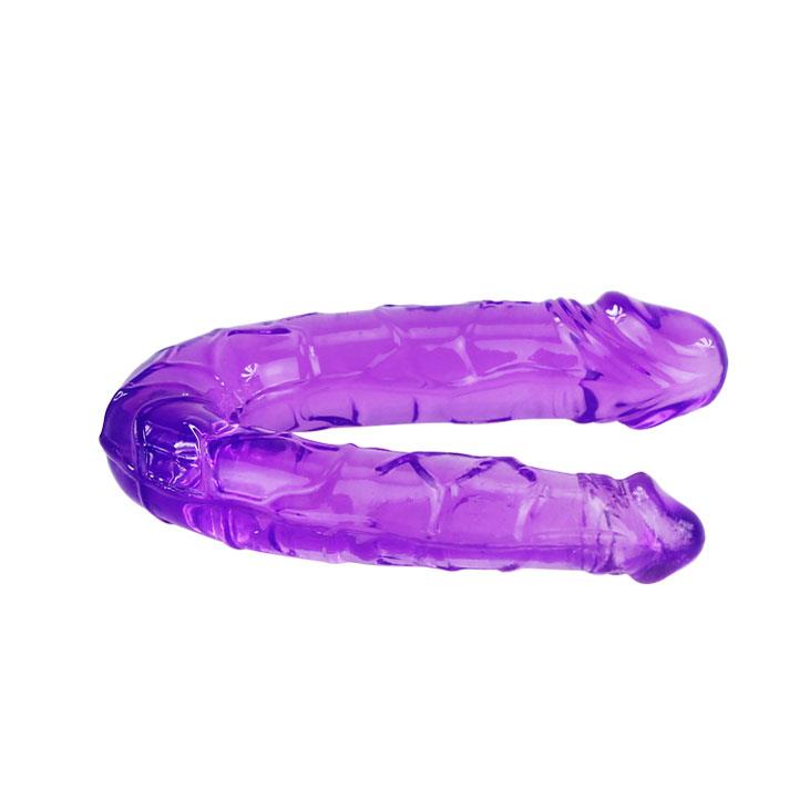 Double Dong 30Cm Çift Taraflı Jel Yumuşak Vibratör Penis Dildo