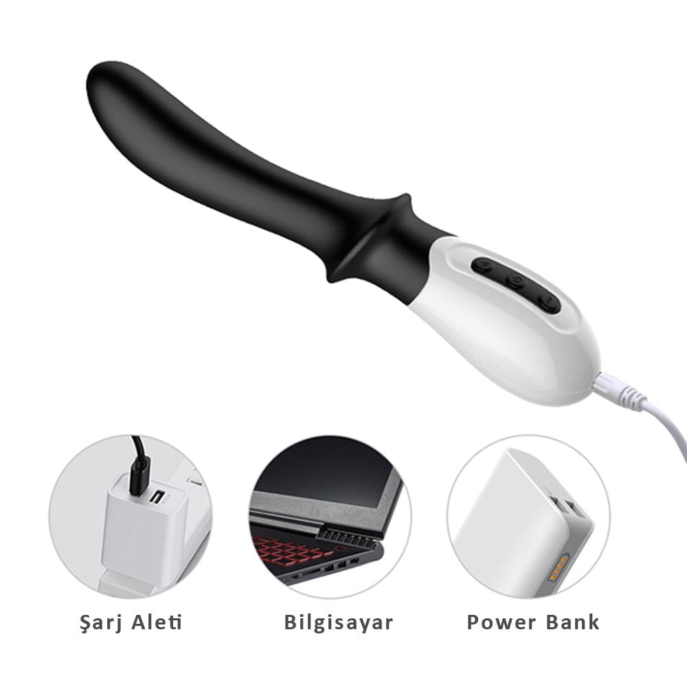 FoxShow Bailey H2 Isıtmalı Şarjlı Vibratör