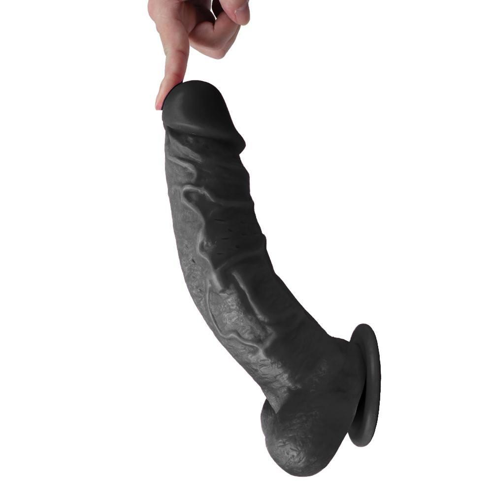 Giant King 27 Cm Gerçekçi Dev Kalın Realistik Zenci Penis Dildo