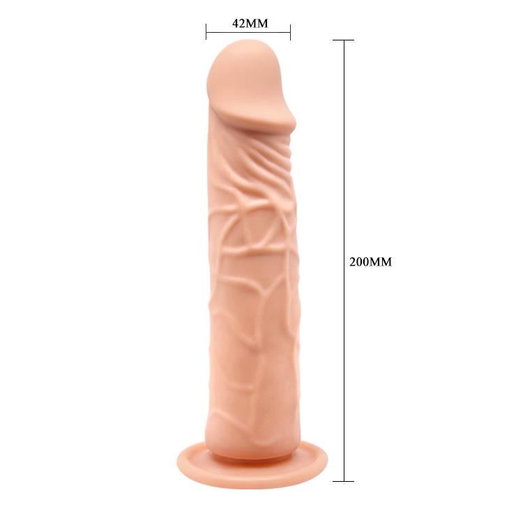 Güçlü Vantuzlu Damarlı Soft Realistik Penis Anal Dildo Vibratör