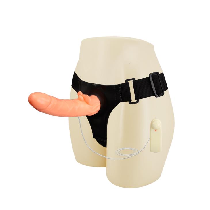 Harnes 20Cm Titreşimli Belden Bağlamalı Penis Realistik Protez