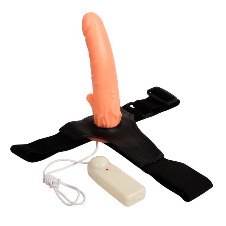 Harnes 20Cm Titreşimli Belden Bağlamalı Penis Realistik Protez