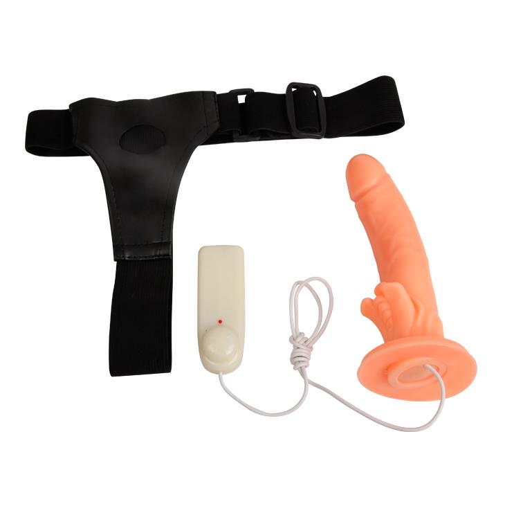 Harnes 20Cm Titreşimli Belden Bağlamalı Penis Realistik Protez