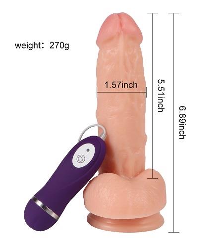 Kassadin 17 Cm Ultra Soft 10 Titreşimli Realistik Vibratör