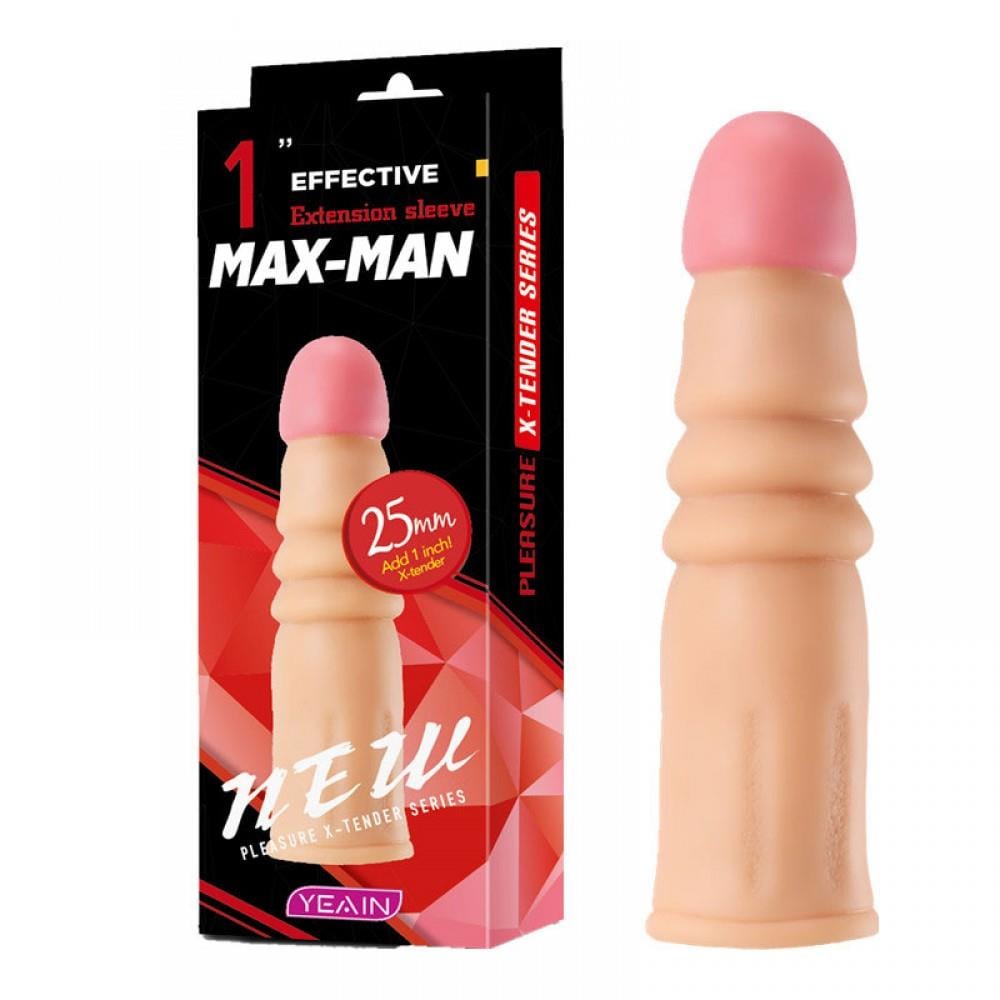 Max Man 25mm Dolgulu Penis Kılıfı YN0054