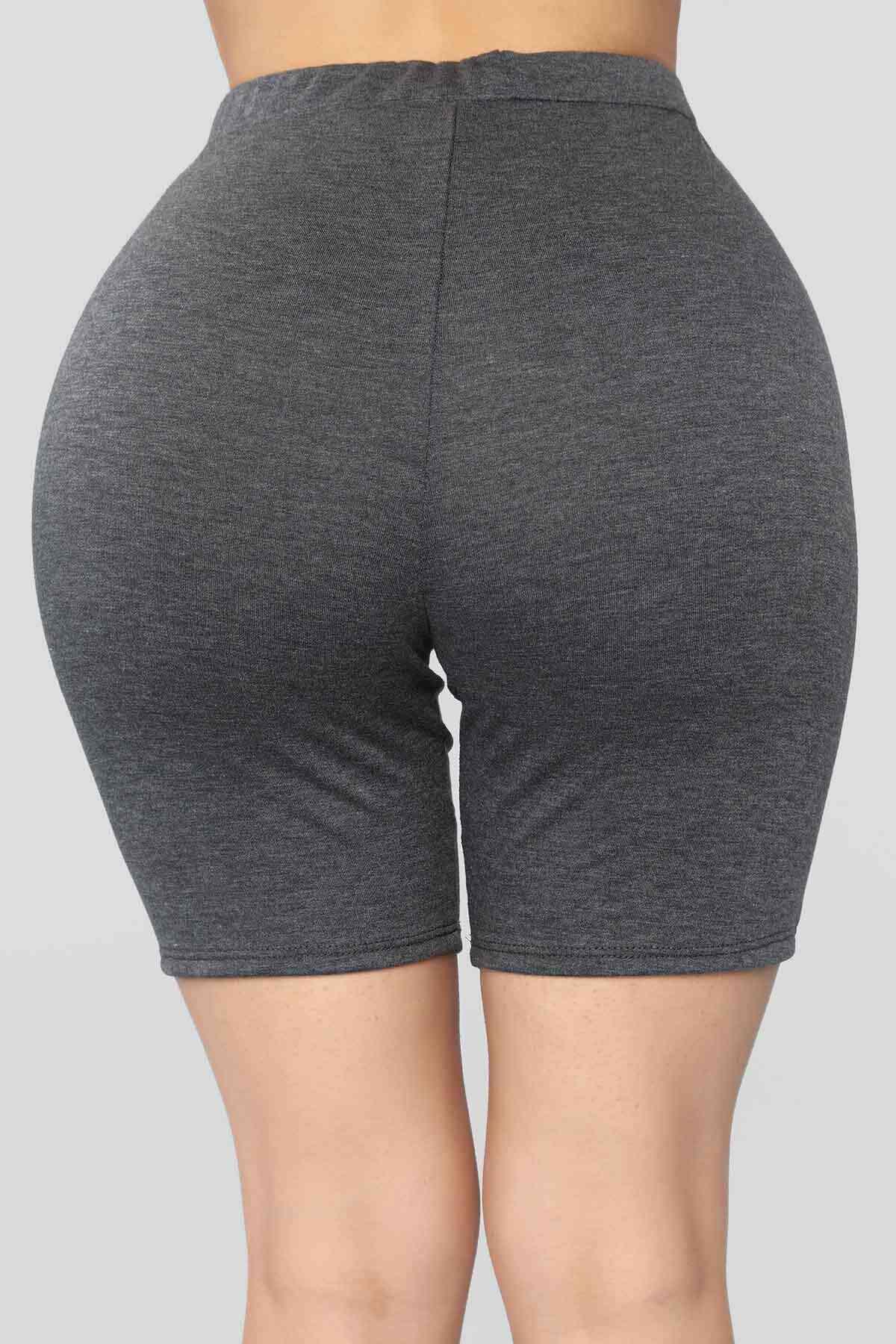 Merry See Penye Şortlu Fermuarlı Alt Üst Pijama Takım Gri