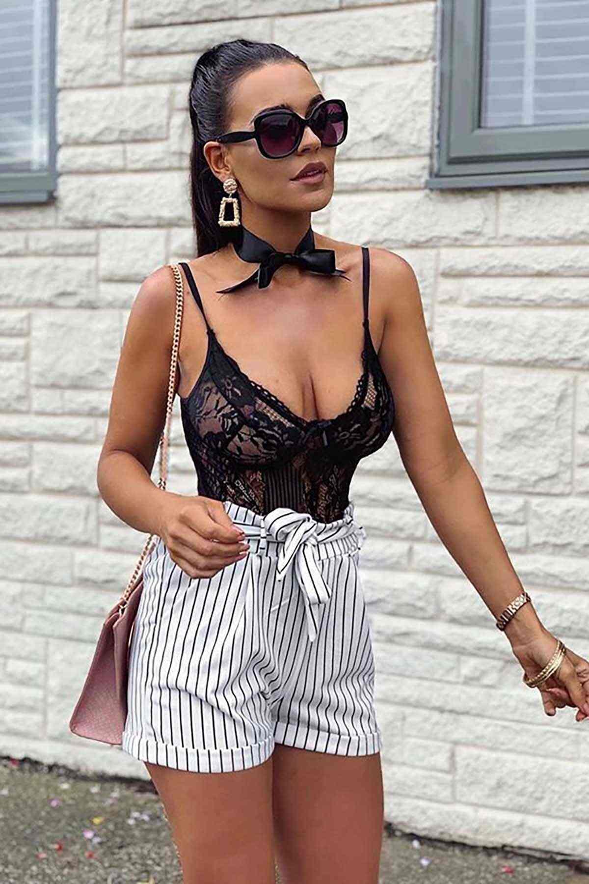 Merry See Sexy Body Fantazi İç giyim Siyah