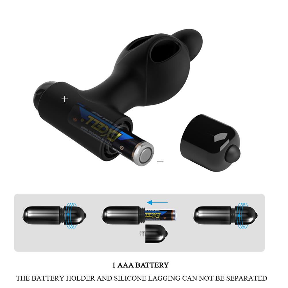 Mr.play 10 Titreşimli Süper Kalite Silikon Anal Vibratör Anal Tıkaç Mastürbatör