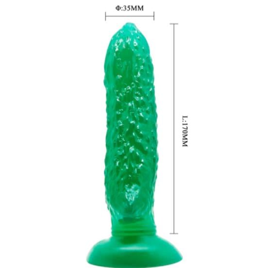 Passionate Fruit 17 Cm Güçlü Vantuzlu Jel Penis Anal Dildo