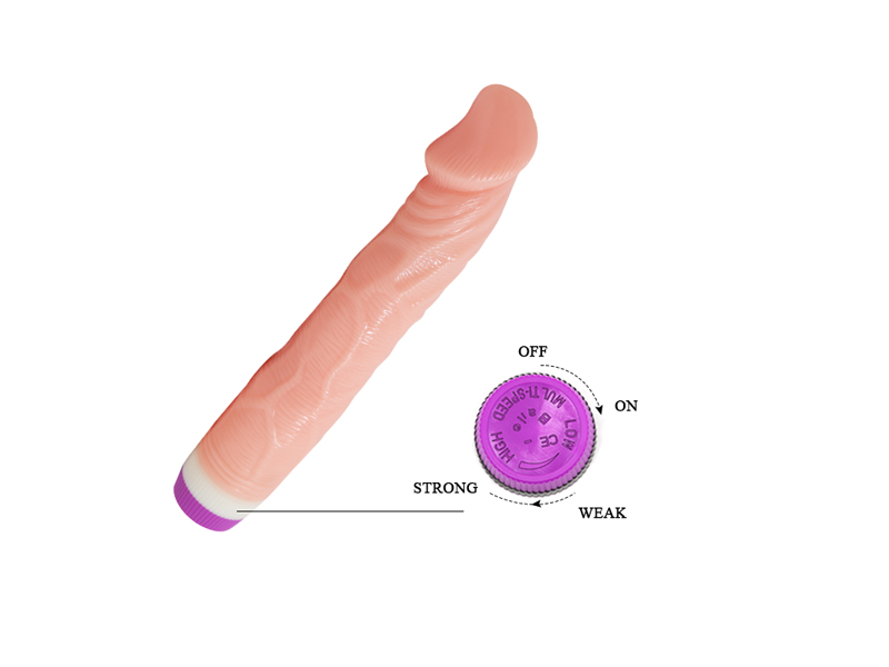 Pleasure Vibe 22Cm Titreşimli Realistik Vibratör Penis Dildo