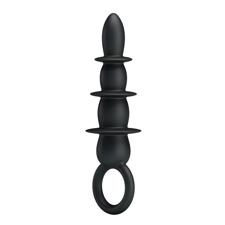 Pretty 13 Cm Boğumlu Süper Kalite Anal Plug Anal Açıcı Zenci Dildo