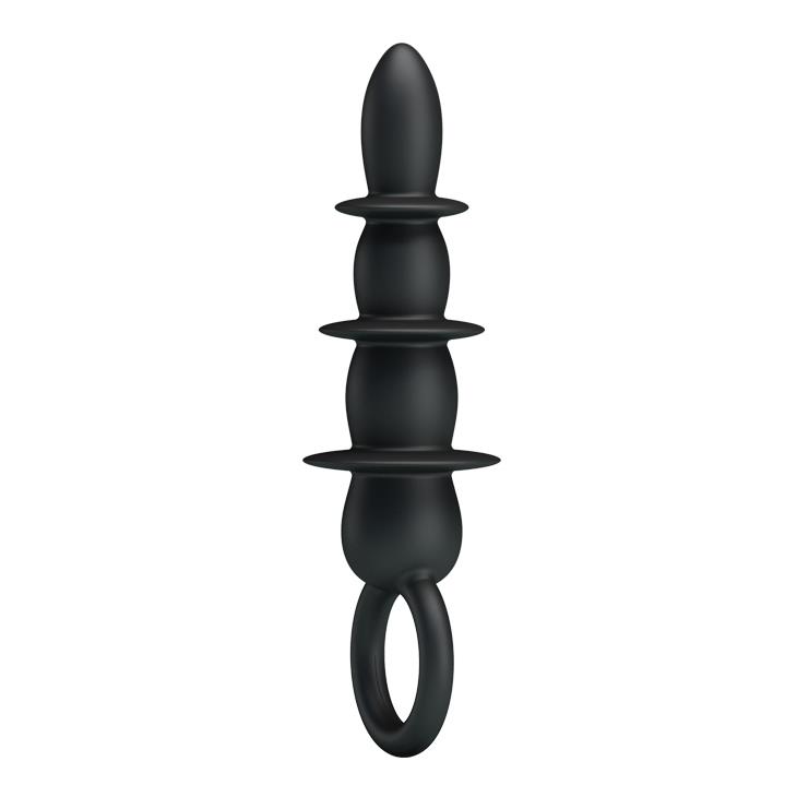 Pretty 13 Cm Boğumlu Süper Kalite Anal Plug Anal Açıcı Zenci Dildo