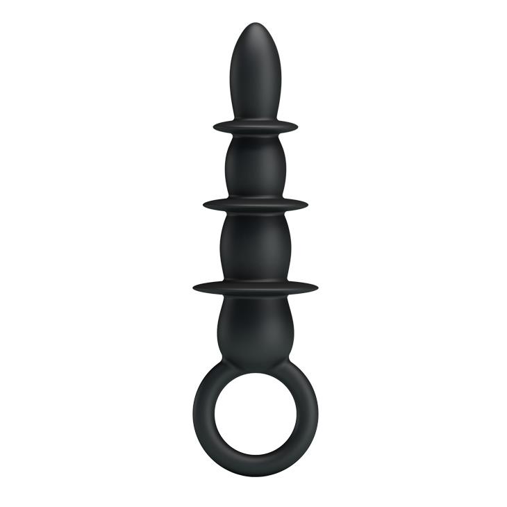 Pretty 13 Cm Boğumlu Süper Kalite Anal Plug Anal Açıcı Zenci Dildo