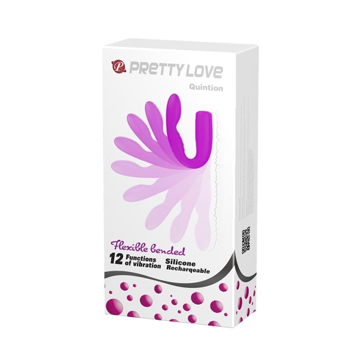 Pretty Love G Noktası Uyarıcılı Çift Motorlu Titreşimli Klitoris Mastürbatör