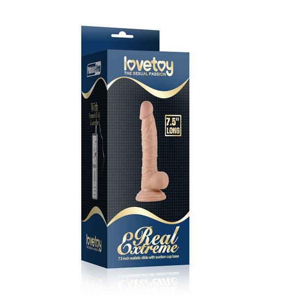 Real Extreme 19 Cm Vantuzlu Süper Gerçekçi Realistik Penis Dildo