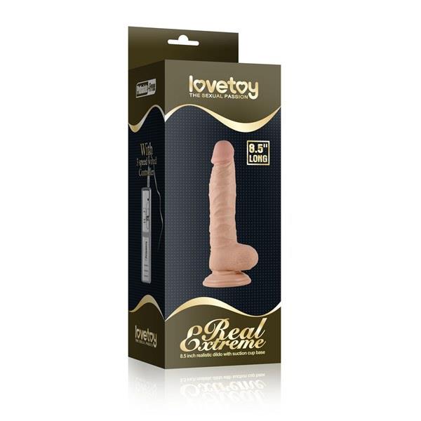 Real Extreme 22 Cm Güçlü Vantuzlu Tam Realistik Dildo Penis