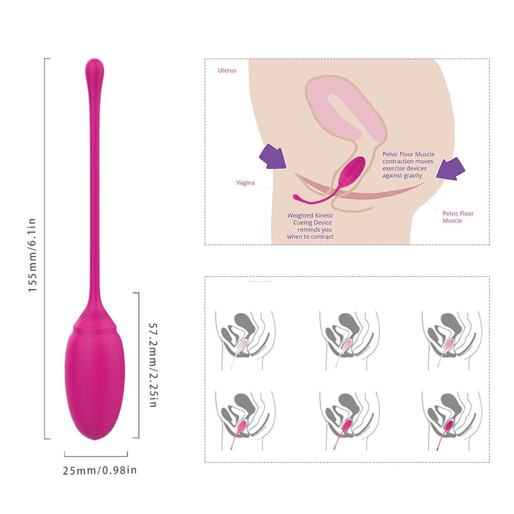 Rose 6'lı Kegel Egzersiz Topu