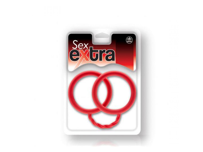 Sex Extra Kırmızı Silikon Fantezi Kelepçesi