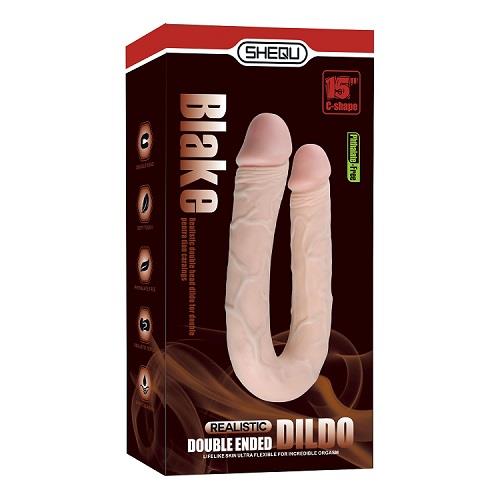 Shequ Harold 44 Cm Çift Taraflı Ten Rengi Unisex Penis
