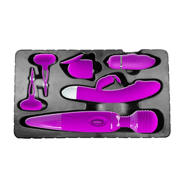 Usb Şarjlı Titreşimli Çiftlere Özel 5 Parça Fantezi Vibratör Set