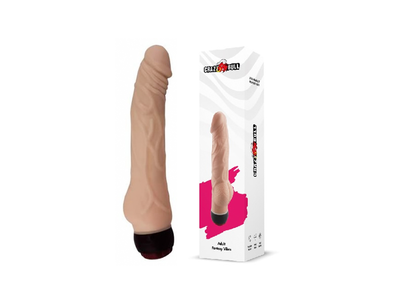 Vibes 19 Cm Titreşimli Realistik Dildo Vibratör