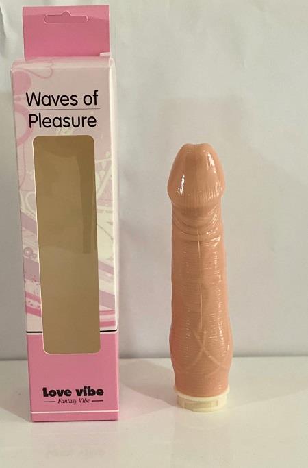 Waves Titreşimli 19 Cm Süper Realistik Ten Rengi Vibratör