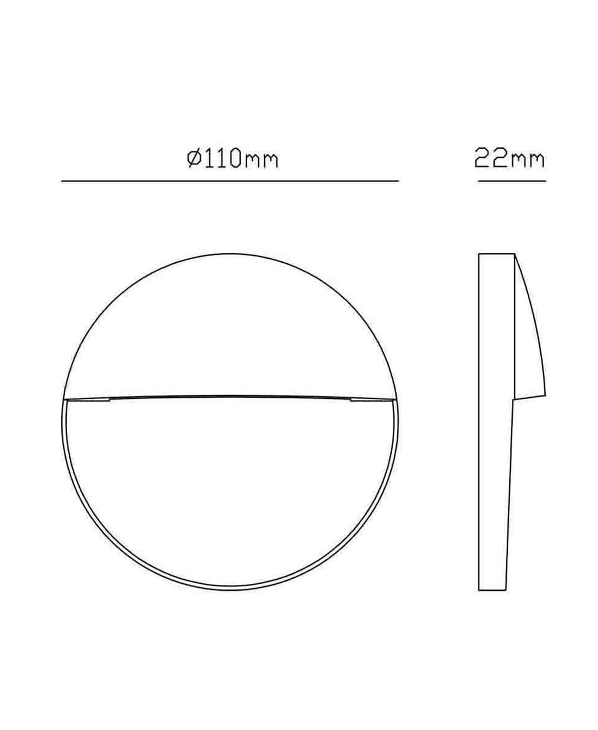 BAKER Ø11 CM KAHVERENGİ APLİK