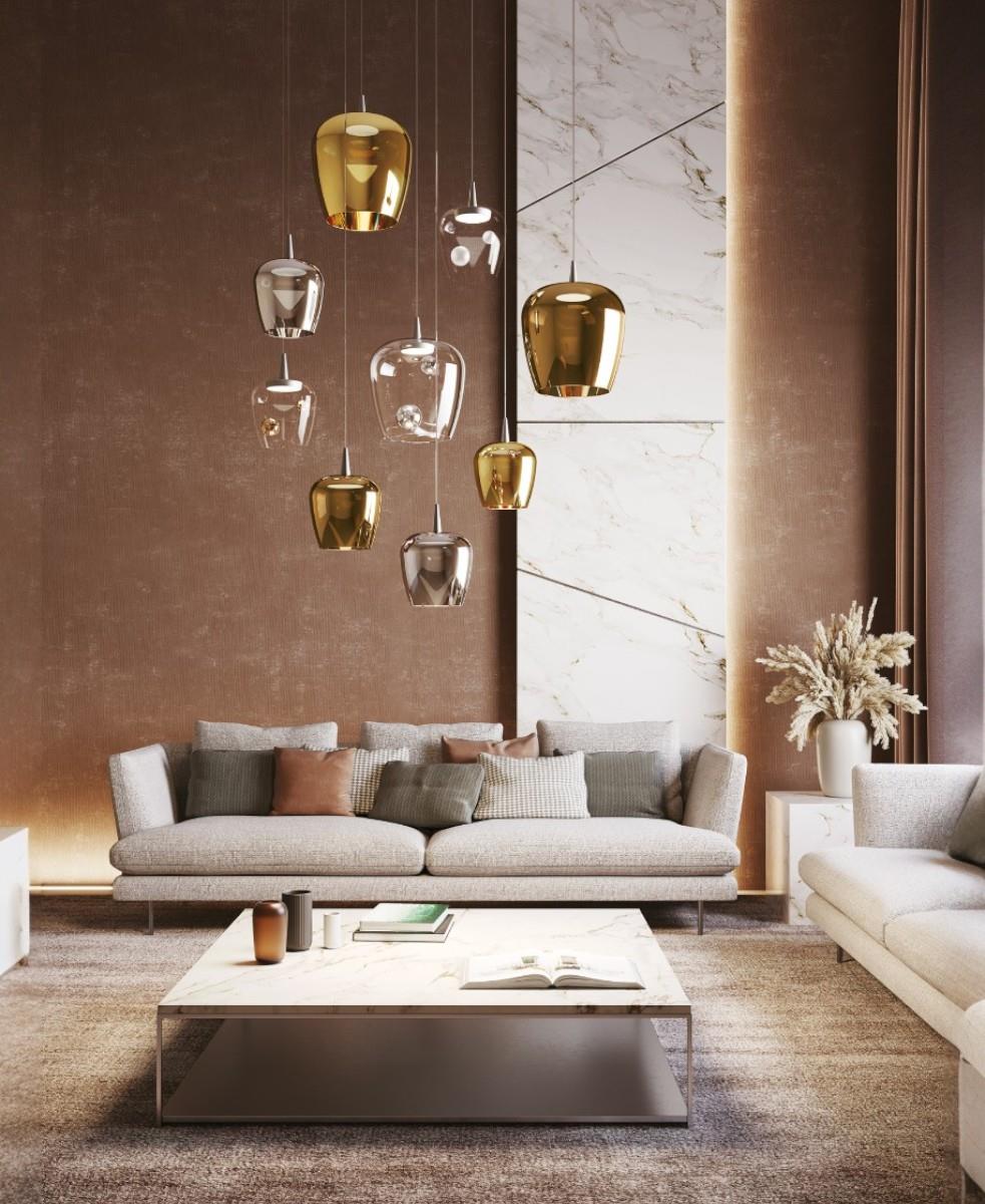 Bilia Gümüş Rengi Büyük Boy Sarkıt