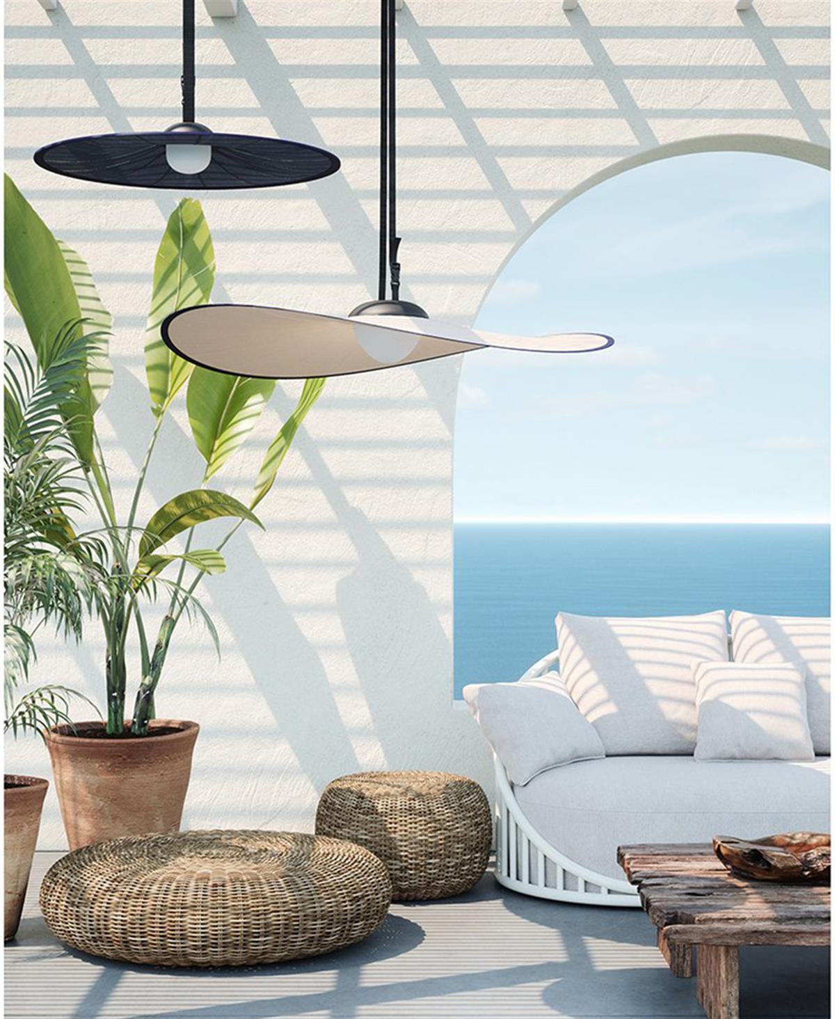 BLOOM KREM RENGİ UZAKTAN KUMANDALI DIŞ MEKAN SARKIT