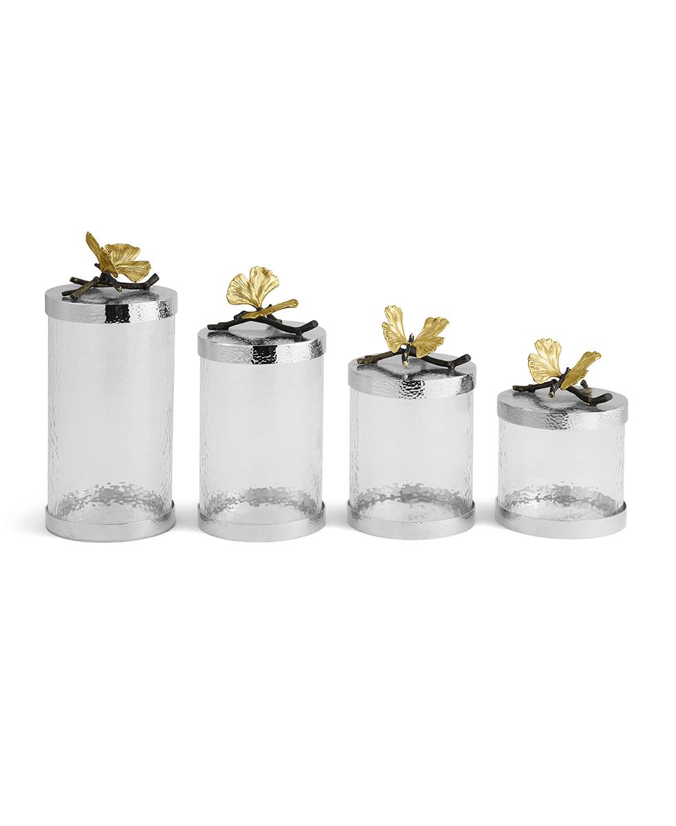 Butterfly Gingko Cam Kutu-L
