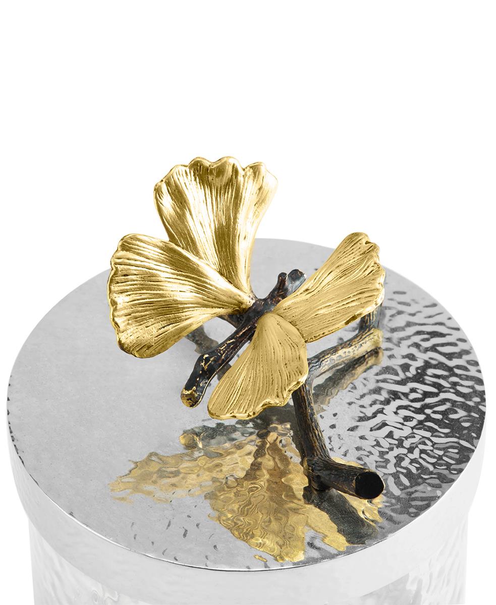 Butterfly Gingko Cam Kutu-L