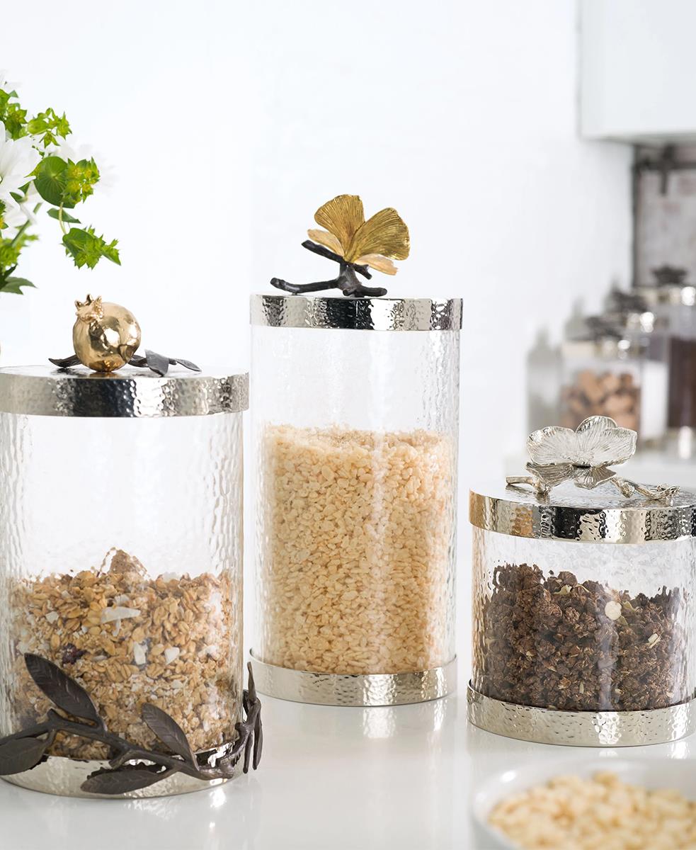 Butterfly Gingko Cam Kutu-XS