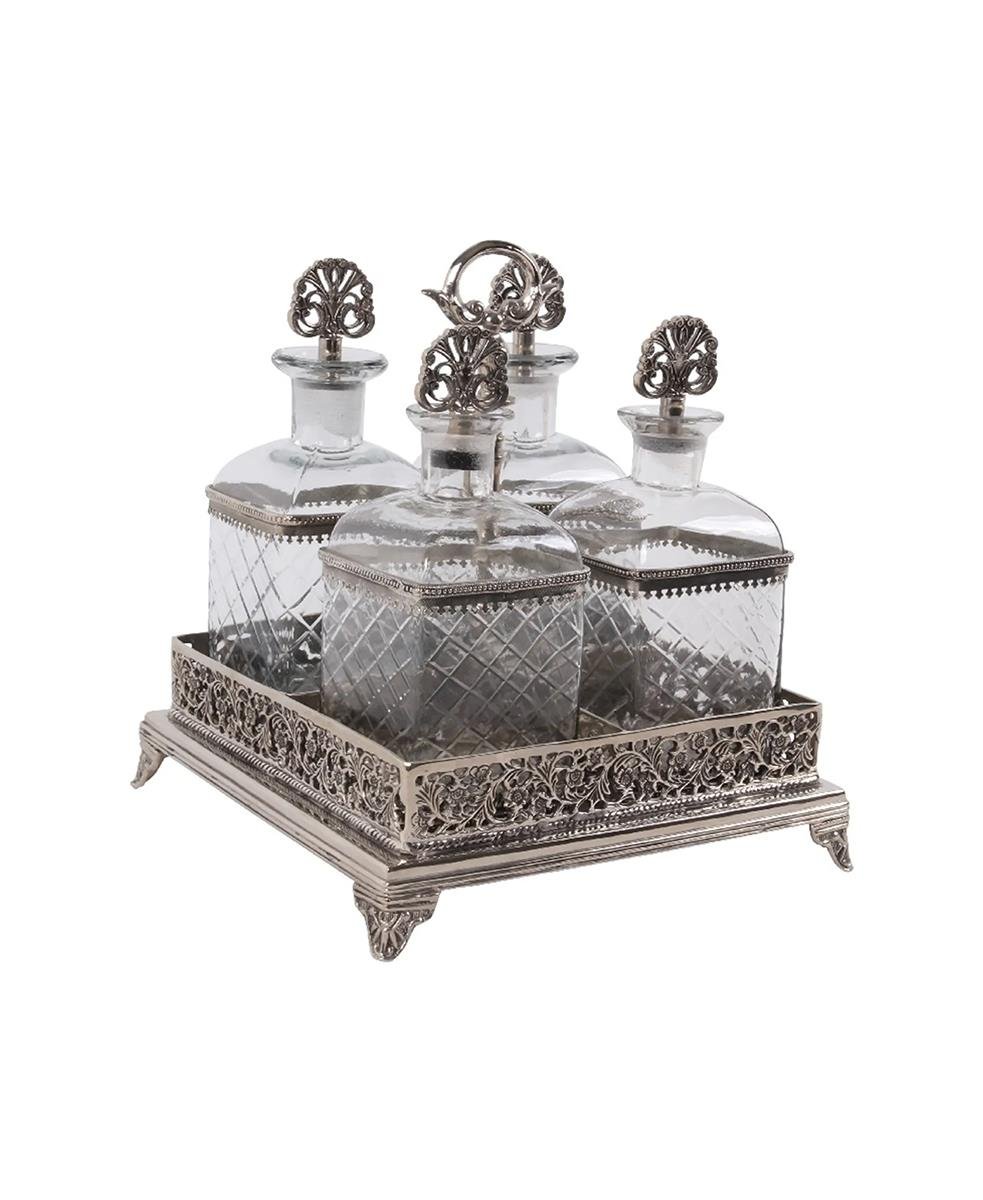 Cam Şişe Standı 26x26 cm