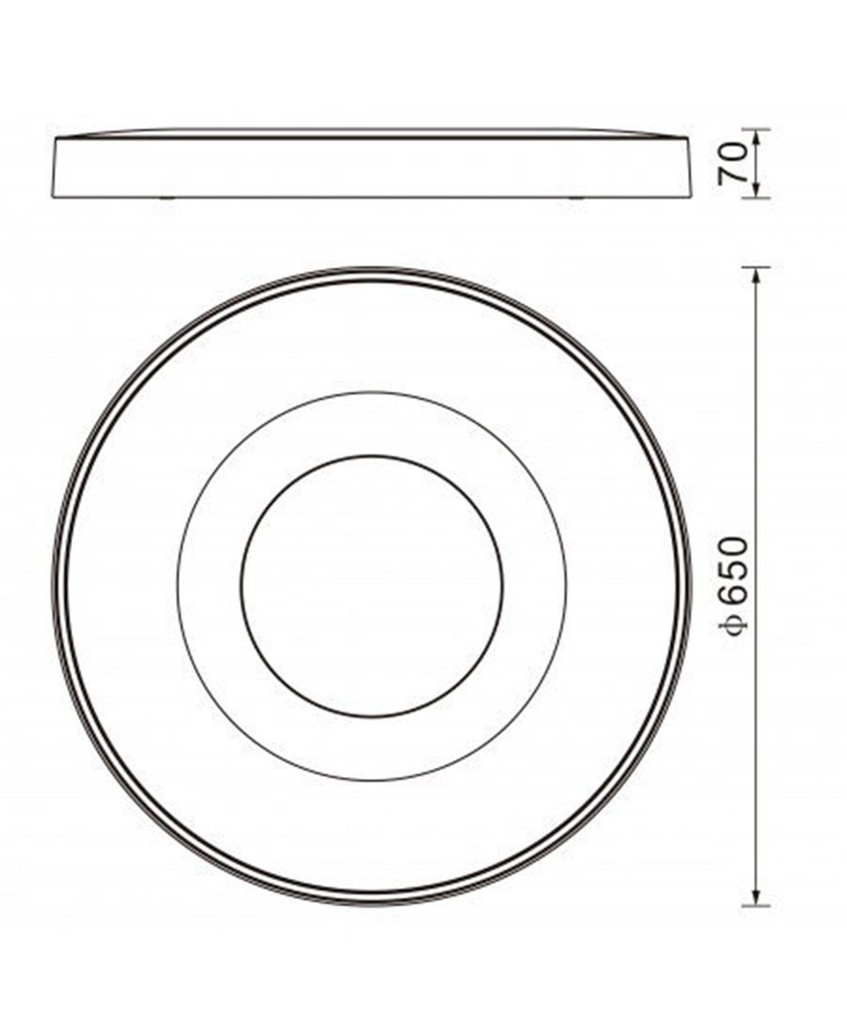 COIN BÜYÜK BOY SİYAH PLAFONYER
