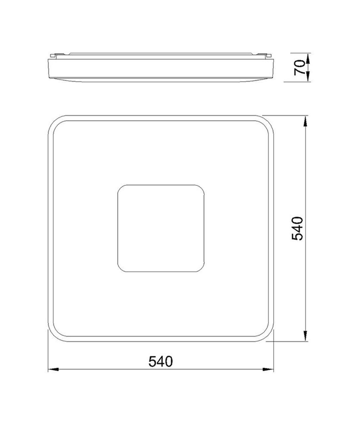 COIN KARE BÜYÜK BOY SİYAH PLAFONYER