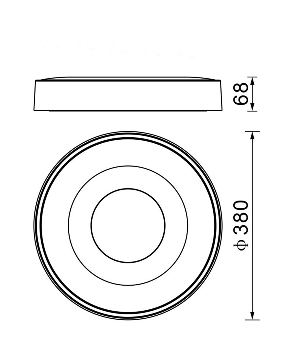 COIN KÜÇÜK BOY SİYAH PLAFONYER