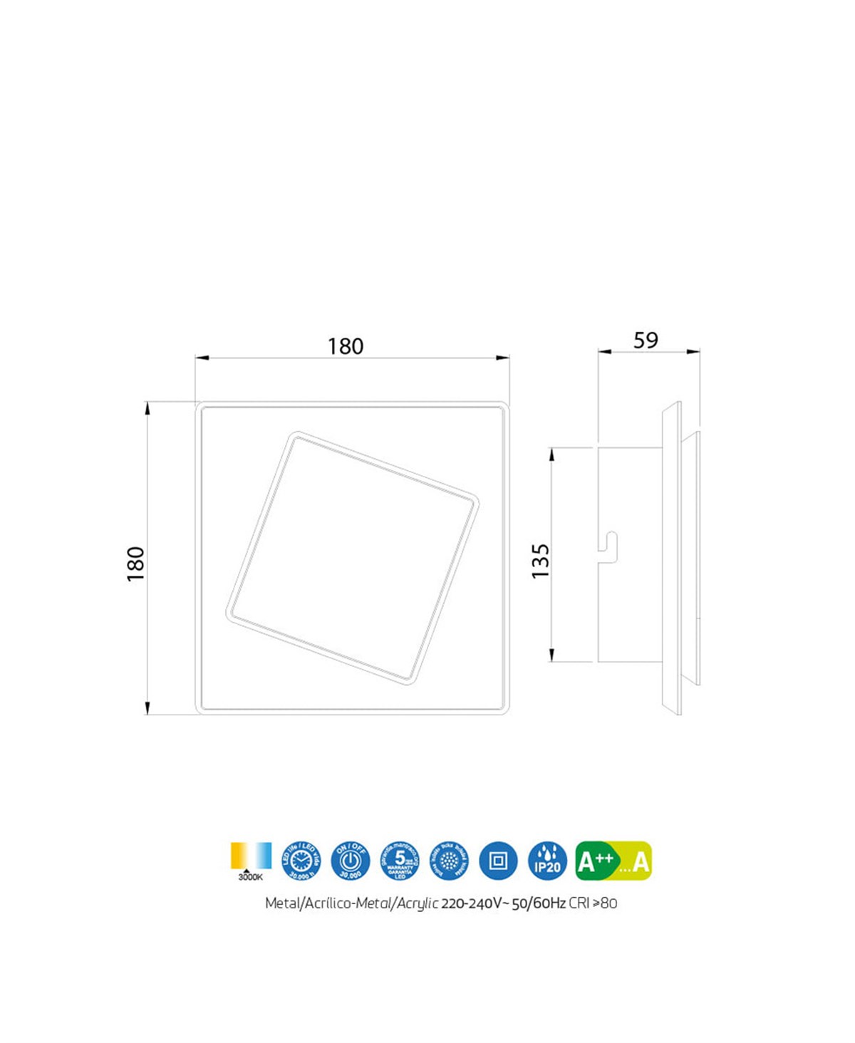 DAKLA SİYAH APLİK / PLAFONYER